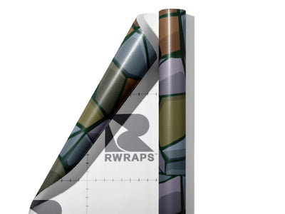 Aggressive Earth Cobblestone Wrap Film Sheets~Rwraps Series 914 Aggressive Earth Cobblestone Scrolled Sheet~4
