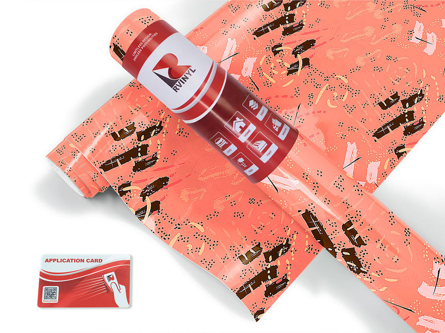 ah miss abstract geometric Craft Vinyl Roll