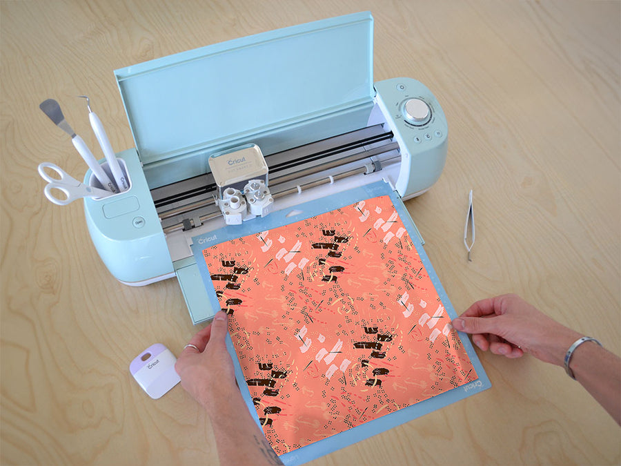 ah miss abstract geometric Cricut Compatible Vinyl