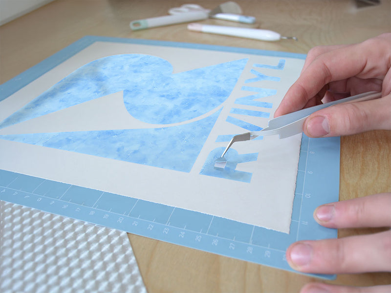 air gliding watercolor Easy Weed Craft Vinyl