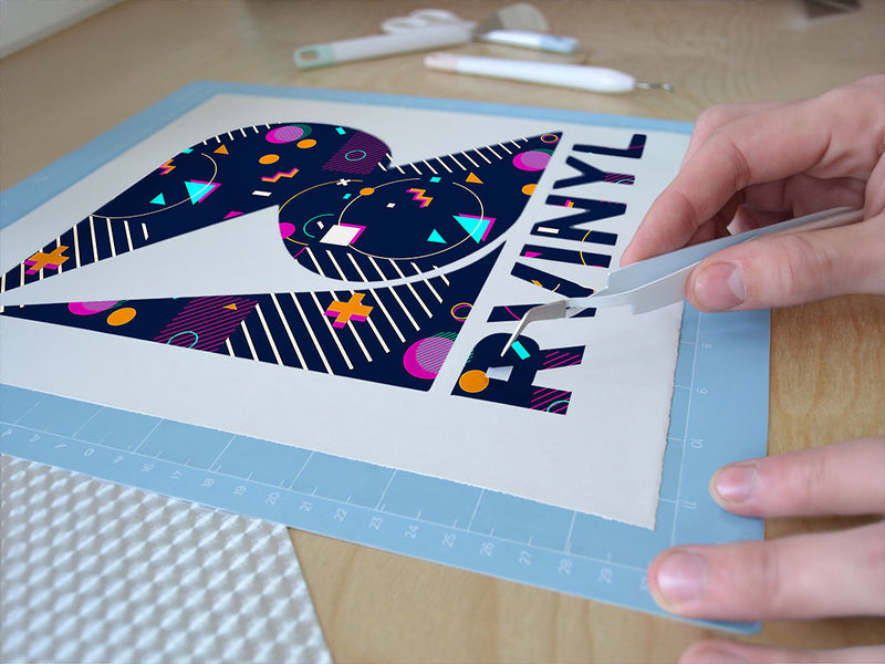 air war abstract geometric Easy Weed Craft Vinyl