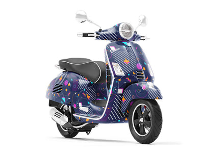 Air War Abstract Vespa Scooter Wrap Film