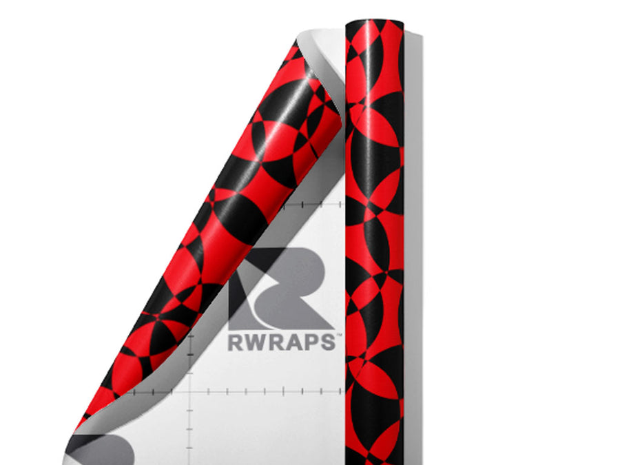 Alert Level Abstract Wrap Film Sheets~Rwraps Series 914 Alert Level Abstract Scrolled Sheet~3