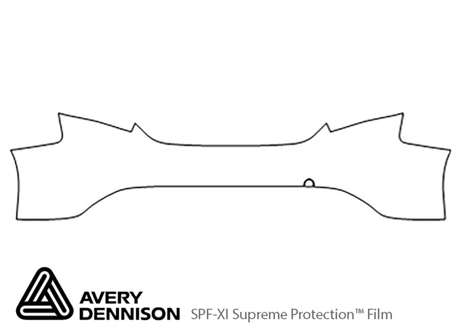 giulia Avery Dennison Clear Bra Door Cup Precut PPF Diagram