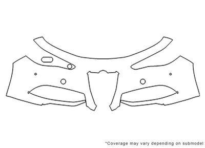 giulia Avery Dennison Clear Bra Bumper Precut PPF Diagram