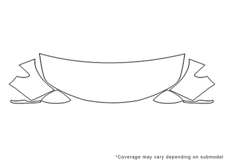 giulia Avery Dennison Clear Bra Hood Precut PPF Diagram