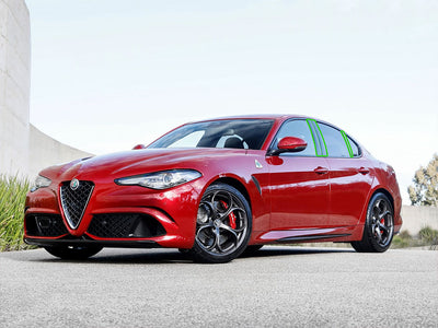 alfa romeo giulia 2017-2021 Pillar Post Trim Installation Location