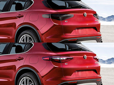 stelvio Before and After Smoked Taillights