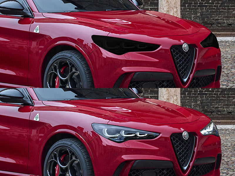 alfa romeo stelvio 2018-2025 Headlight Tint Appearance