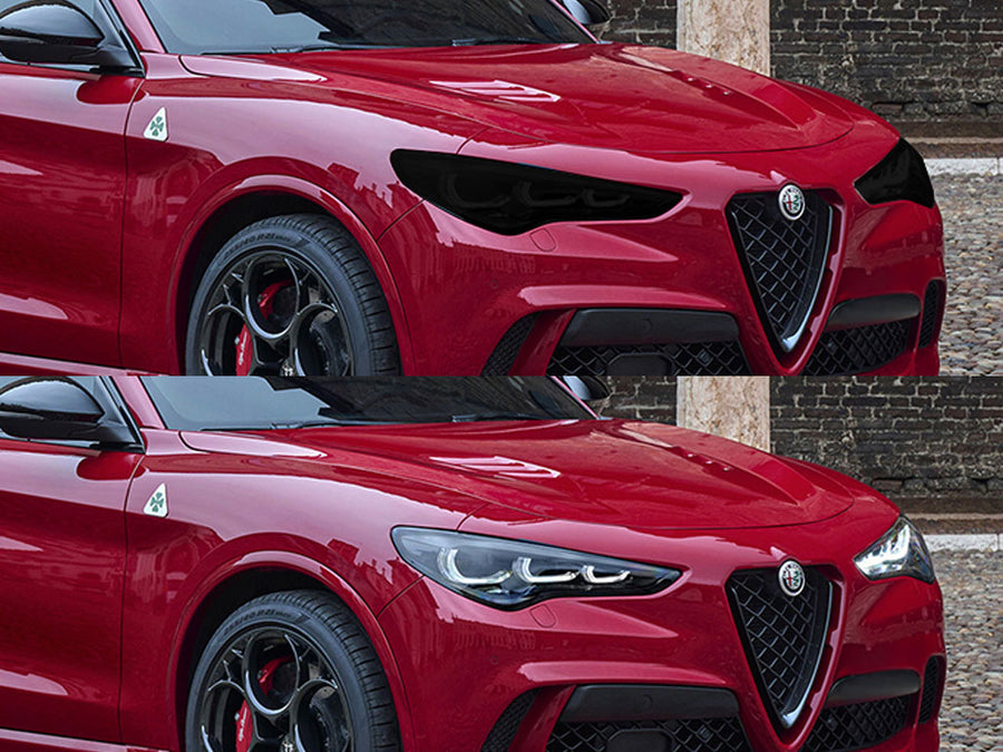 alfa romeo stelvio 2018-2025 Headlight Tint Appearance