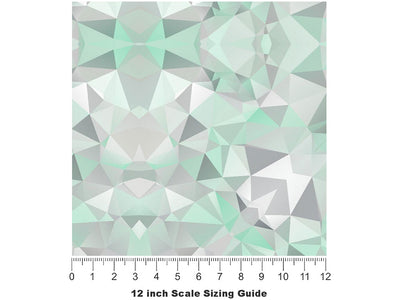 Algal Layer Tile Vinyl Film Pattern Size 12 inch Scale~Rwraps Algal Layer Tile Sizing Chart~3