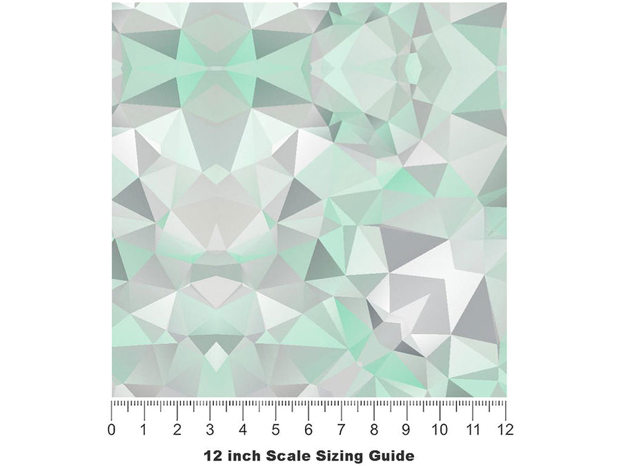 Algal Layer Tile Vinyl Film Pattern Size 12 inch Scale~Rwraps Algal Layer Tile Sizing Chart~3