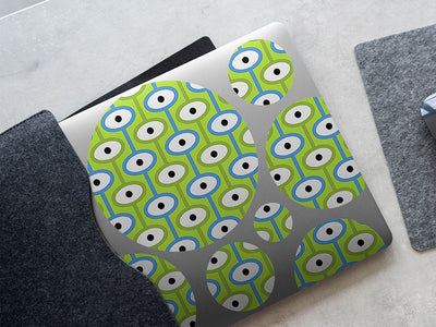 alien eyes toy room DIY Laptop Stickers