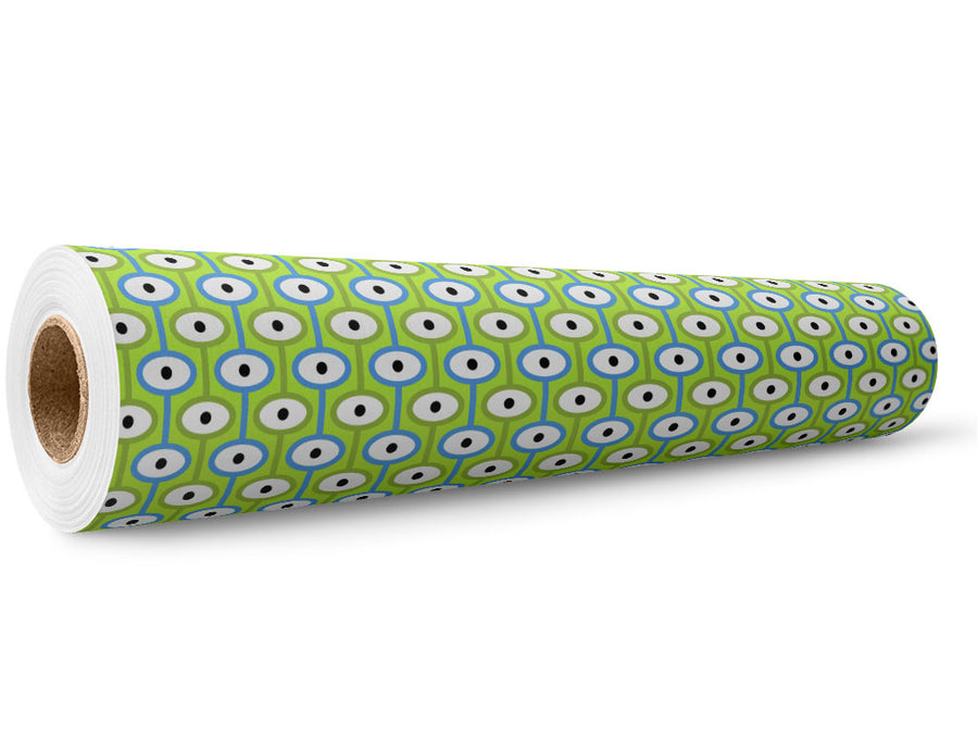 Alien Eyes Toy Room Wrap Film Wholesale Roll~Rwraps Series 914 Digitally Printed Vinyl Roll~5