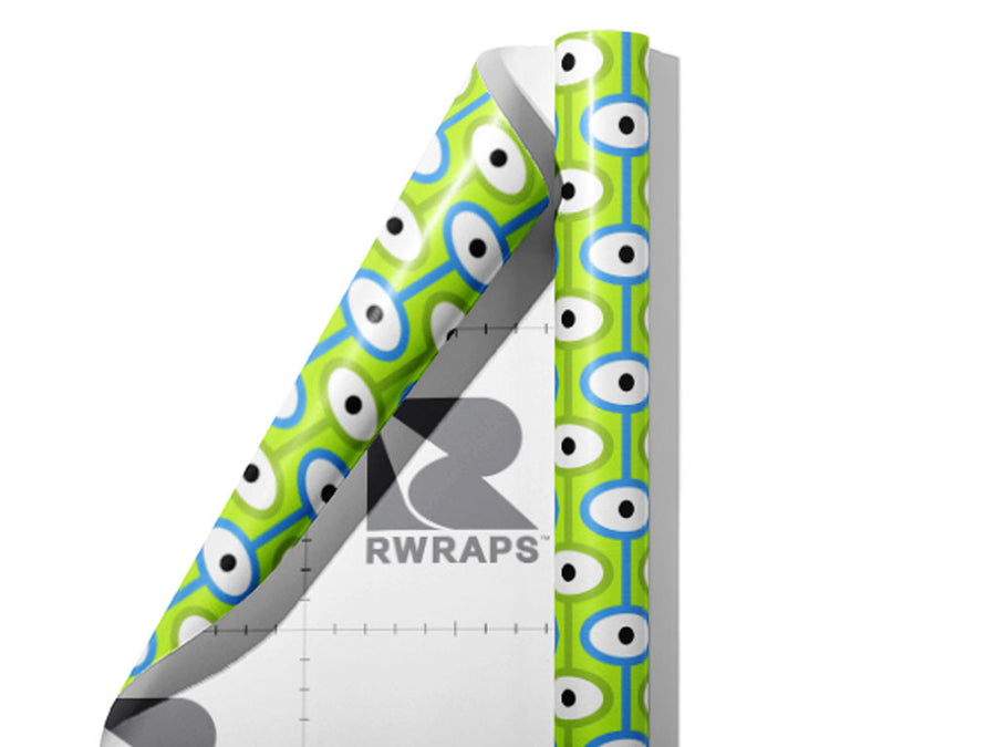 Alien Eyes Toy Room Wrap Film Sheets~Rwraps Series 914 Alien Eyes Toy Room Scrolled Sheet~3