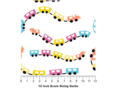 All Aboard Toy Room Vinyl Film Pattern Size 12 inch Scale~Rwraps All Aboard Toy Room Sizing Chart~2
