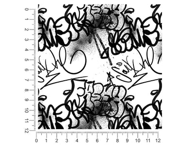 all city graffiti 1ft x 1ft Craft Sheets