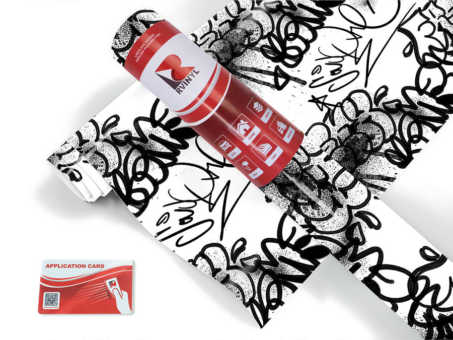 all city graffiti Craft Vinyl Roll