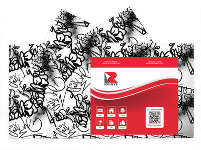 all city graffiti Craft Vinyl Sheet Pack