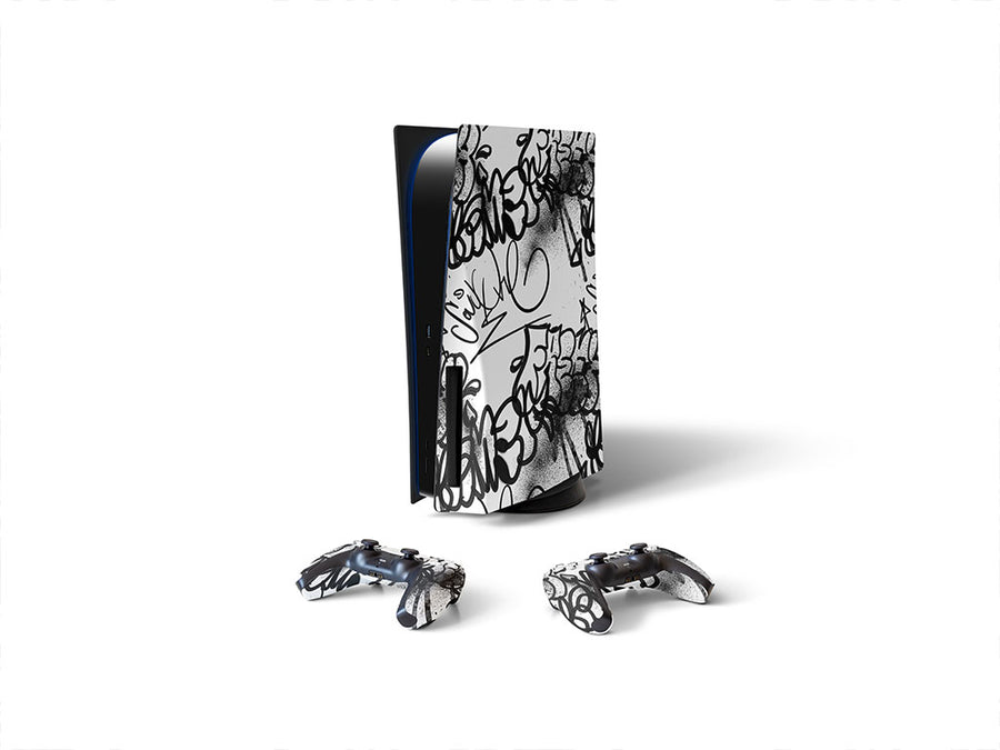 all city graffiti Sony PS5 DIY Skin