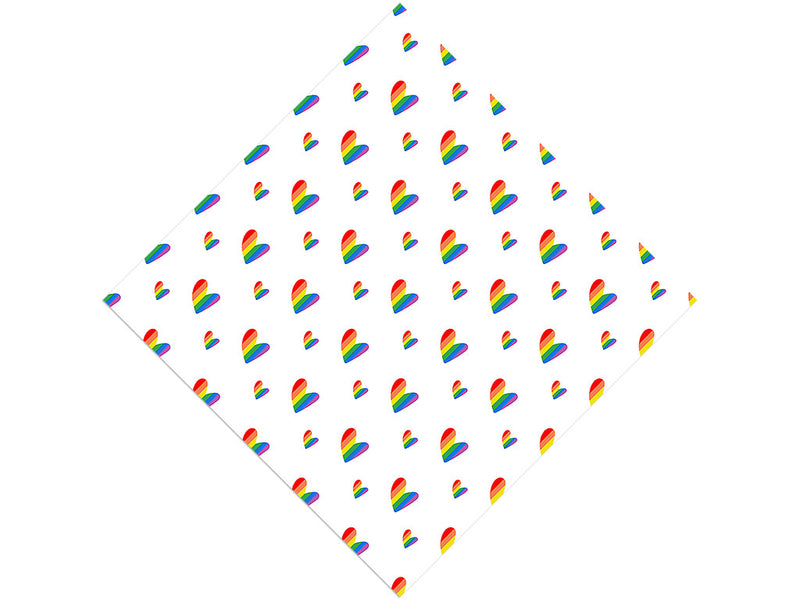 All Colors Heart Vinyl Wrap Pattern