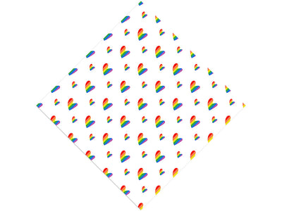 All Colors Heart Vinyl Wrap Pattern