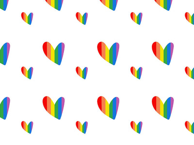 All Colors Heart Vinyl Wrap Pattern~Rwraps Series 914 Digitally Printed Vinyl Wrap~0