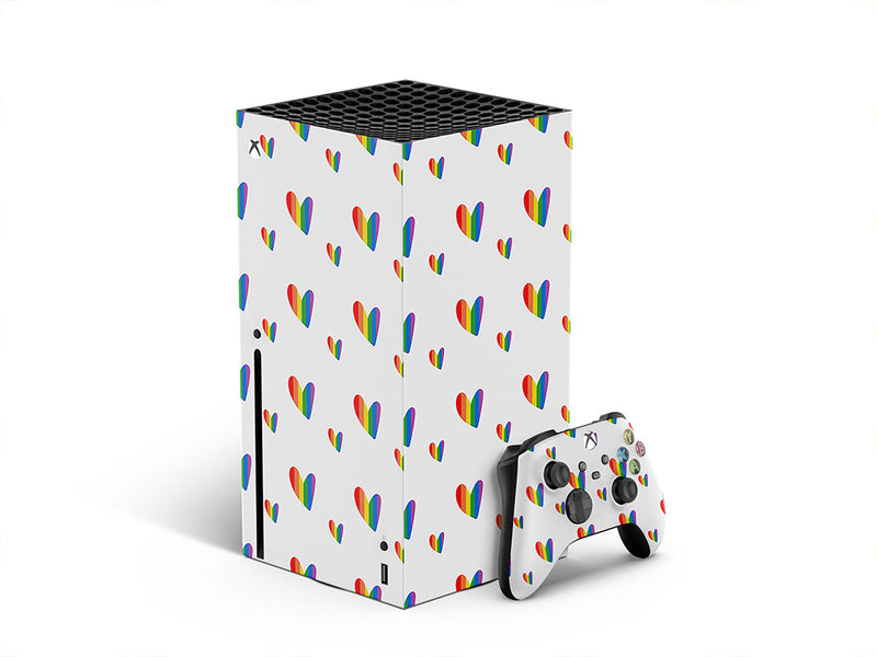 all colors heart XBOX DIY Decal