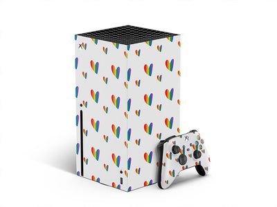all colors heart XBOX DIY Decal