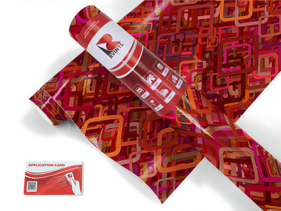 all hell abstract geometric Craft Vinyl Roll