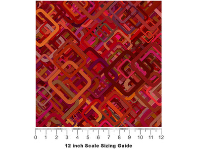 All Hell Abstract Vinyl Film Pattern Size 12 inch Scale~Rwraps All Hell Abstract Sizing Chart~2