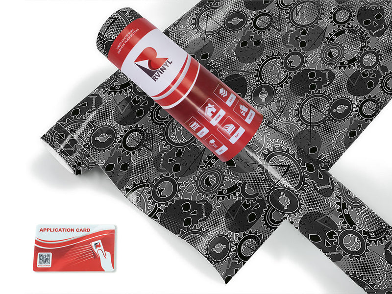 all in gear graffiti Craft Vinyl Roll