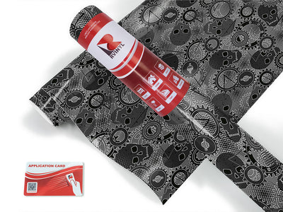 all in gear graffiti Craft Vinyl Roll