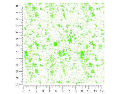 all lime paint splatter 1ft x 1ft Craft Sheets