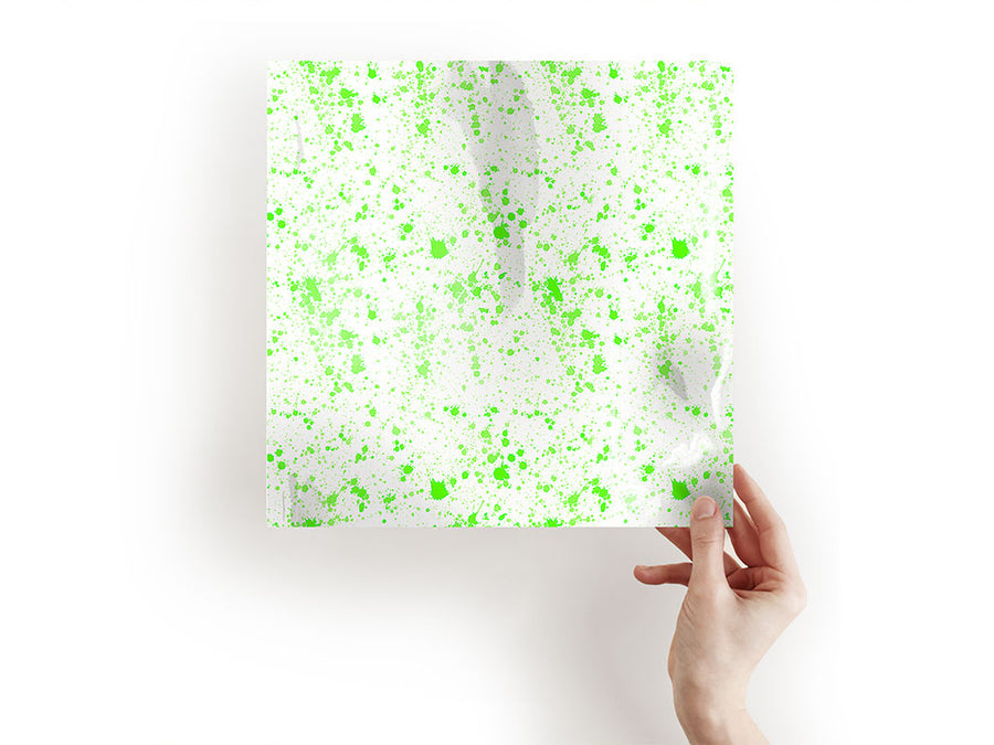 all lime paint splatter Craft Sheets