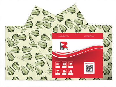 all season romaine vegetable Craft Vinyl Sheet Pack