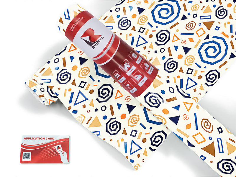 all time abstract geometric Craft Vinyl Roll