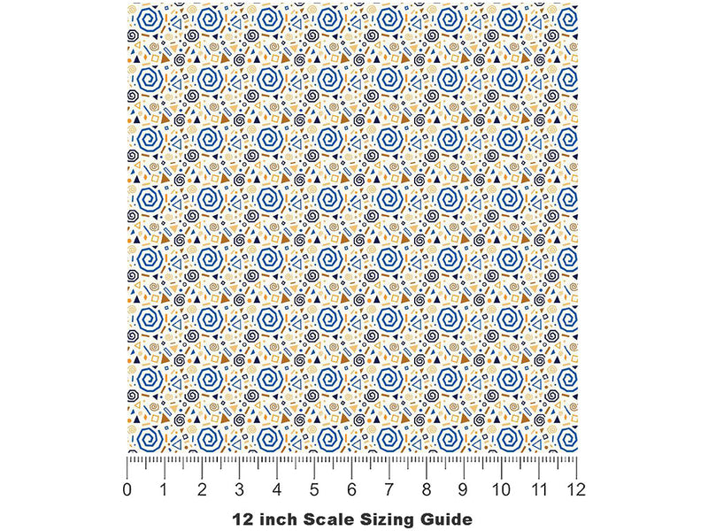 All Time Abstract Vinyl Film Pattern Size 12 inch Scale~Rwraps All Time Abstract Sizing Chart~2