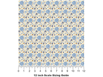 All Time Abstract Vinyl Film Pattern Size 12 inch Scale~Rwraps All Time Abstract Sizing Chart~2