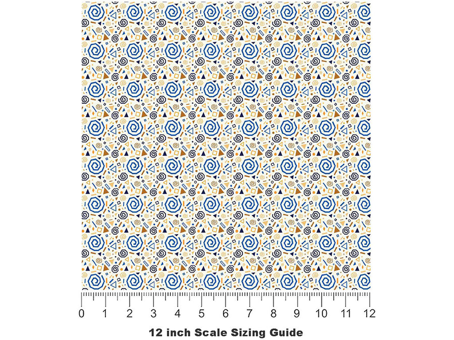 All Time Abstract Vinyl Film Pattern Size 12 inch Scale~Rwraps All Time Abstract Sizing Chart~2