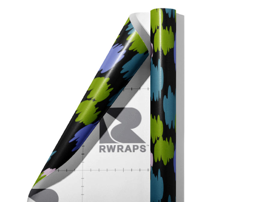 Allay Pain Abstract Wrap Film Sheets~Rwraps Series 914 Allay Pain Abstract Scrolled Sheet~3