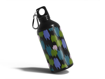 allay pain abstract geometric Water Bottle DIY Stickers