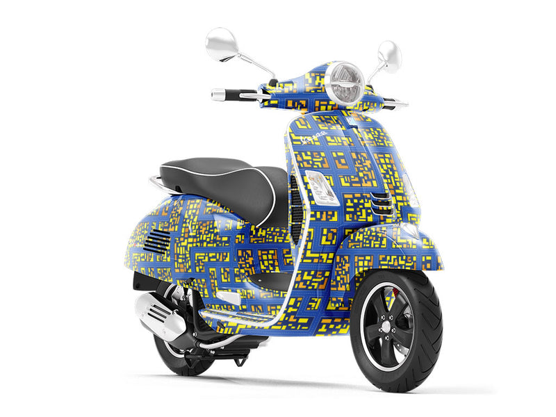 Alleyways  Cityscape Vespa Scooter Wrap Film