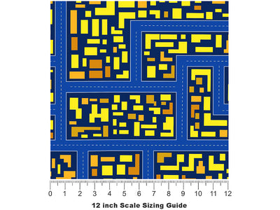 Alleyways  Cityscape Vinyl Film Pattern Size 12 inch Scale~Rwraps Alleyways  Cityscape Sizing Chart~3