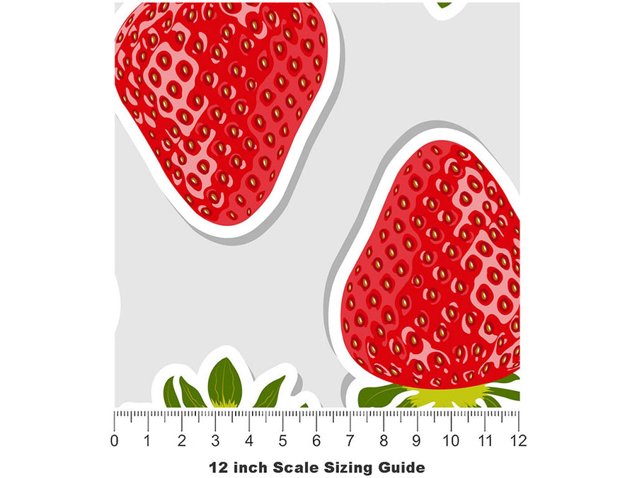 Allstar Dessert Fruit Vinyl Film Pattern Size 12 inch Scale~Rwraps Allstar Dessert Fruit Sizing Chart~2