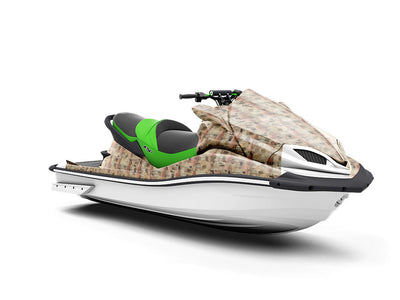 Almond Brown Brick Jet Ski Vinyl Customized Wrap