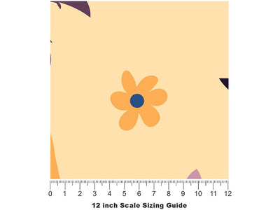 Aloha State Americana Vinyl Film Pattern Size 12 inch Scale~Rwraps Aloha State Americana Sizing Chart~3