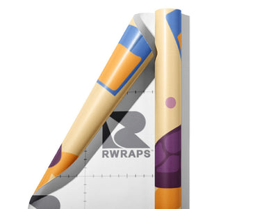 Aloha State Americana Wrap Film Sheets~Rwraps Series 914 Aloha State Americana Scrolled Sheet~4