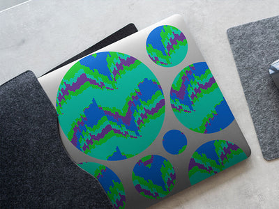 alone again abstract geometric DIY Laptop Stickers
