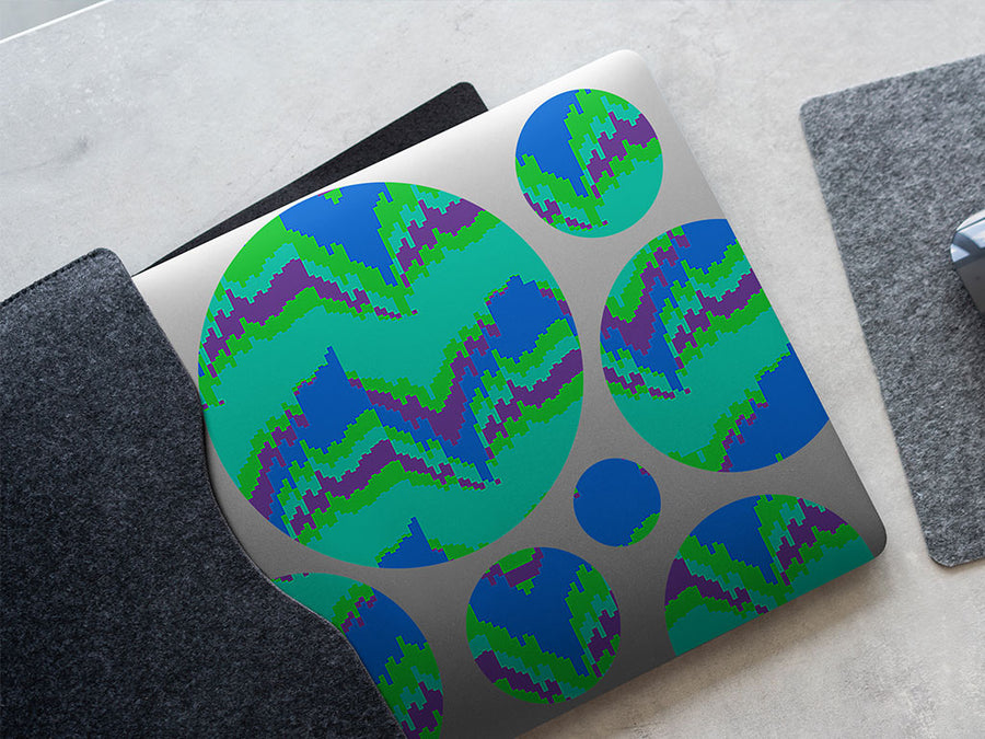 alone again abstract geometric DIY Laptop Stickers